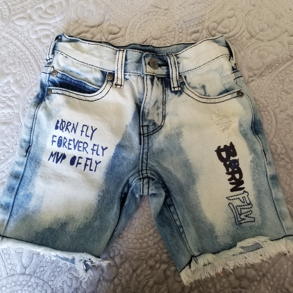 Born fly kids denim shorts size 3T